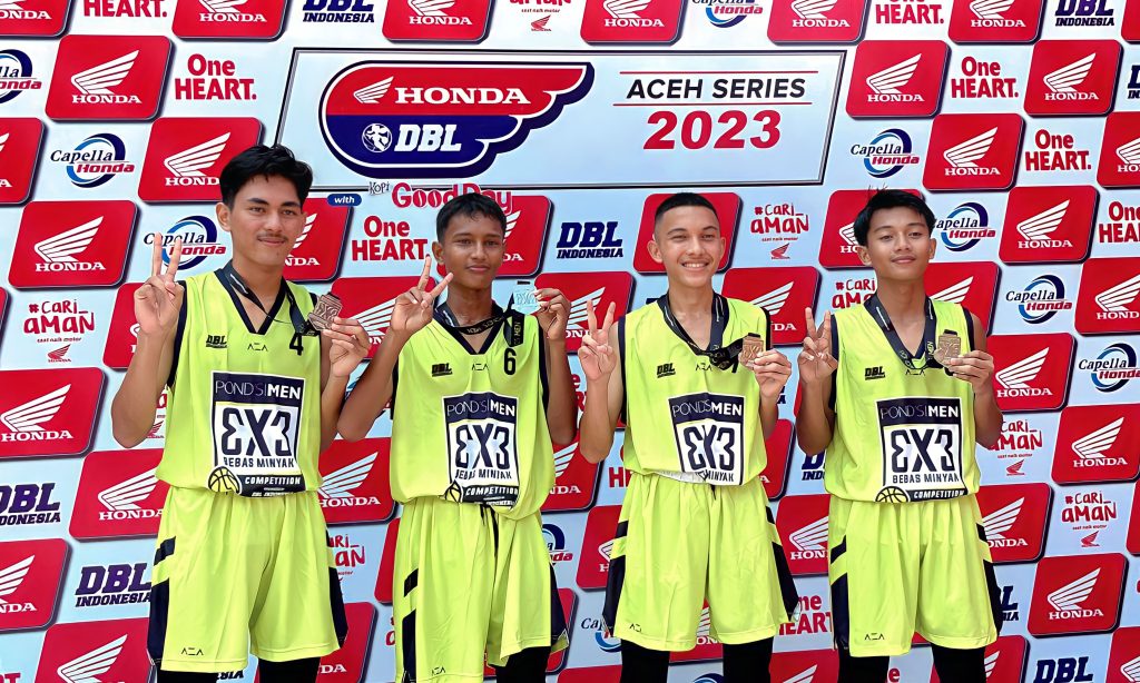 Sejarah Baru, Tim Basketball SMK SMTI Banda Aceh Berlaga di Final 3X3 Competition Honda DBL Aceh Series Tahun 2023