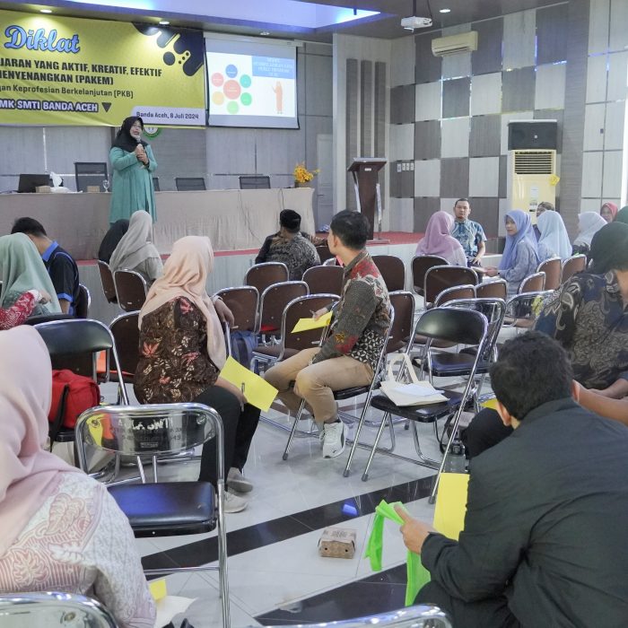 PAIKEM Jadi Acuan Guru dan Tenaga Kependidikan SMK SMTI Banda Aceh Saat Proses Belajar Mengajar