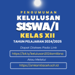 Pengumuman Kelulusan Siswa/i Kelas XII SMK SMTI Banda Aceh TP 2024/2025